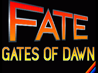 Fate: Gates of Dawn title screen for Amiga